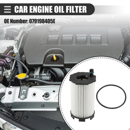 Engine Oil Filter with Gasket for Audi RS5 (2013-2015) 4.2L V8 Gas
