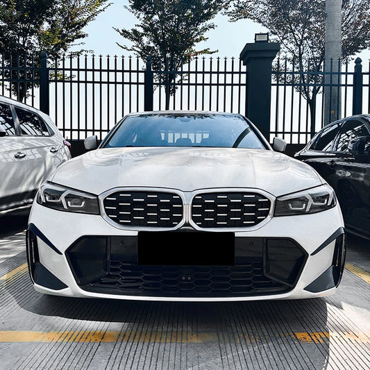 2 x Gloss Black Front Side Fog Light Trim Covers for BMW G20 G21 (2023-)