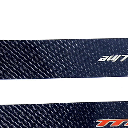 For Maserati GT Real Carbon Fiber Welcome Door Sill Padel Guard Cover Trim