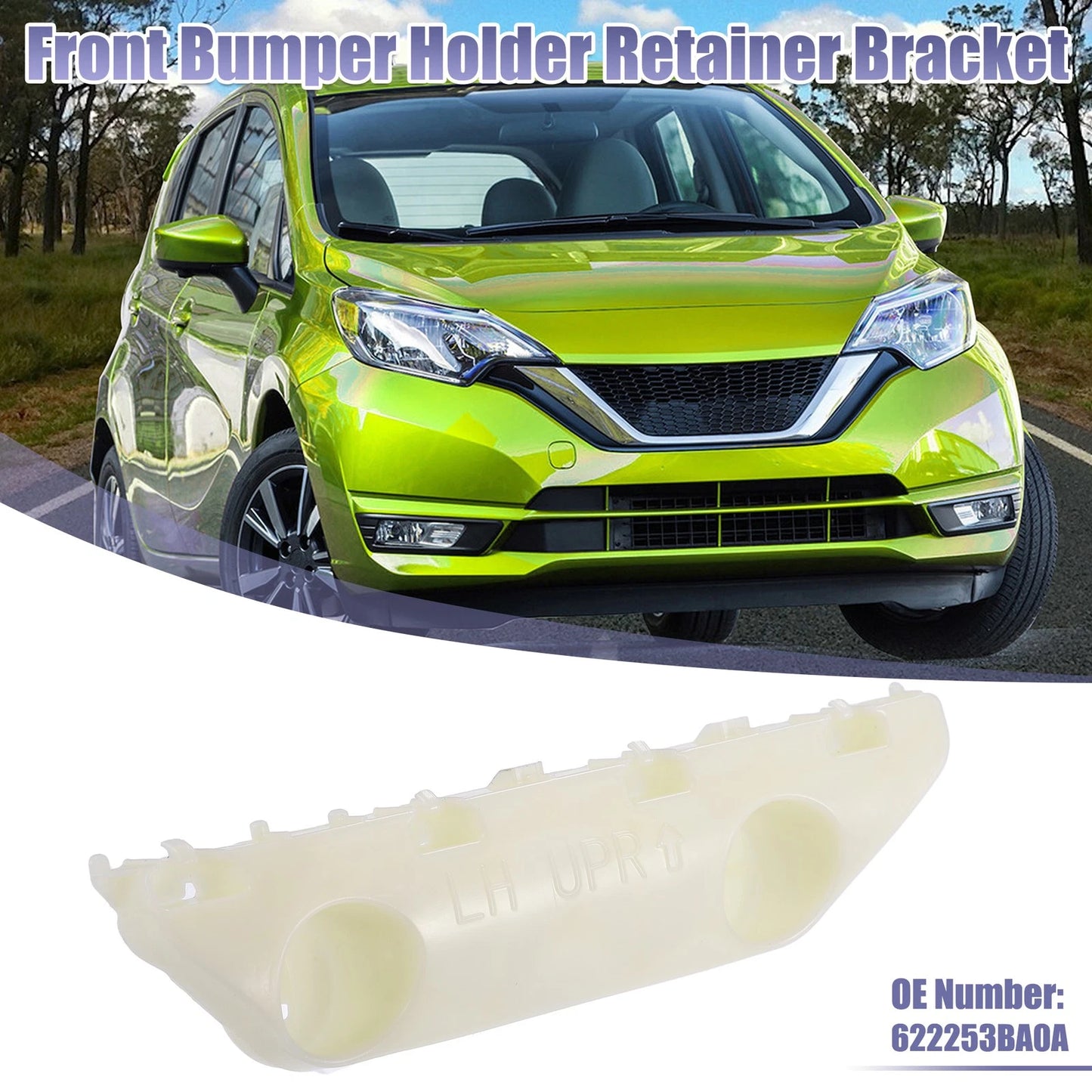 Front Left Bumper Mounting Bracket for Nissan Versa (2012-2019)