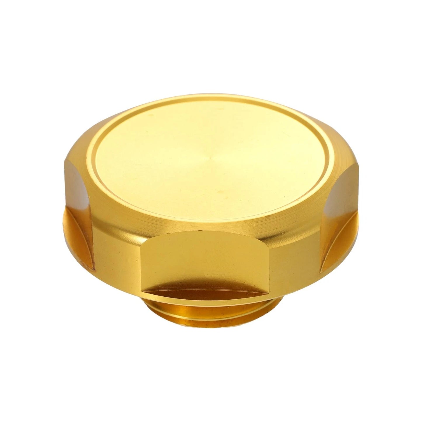 Gold Tone Aluminum Alloy Gas Engine Oil Filler Cap for Nissan