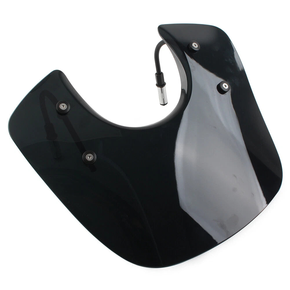 Black Front Windshield for Piaggio Vespa LX 50 125 GT 200 GTS 250 (2006-2018)