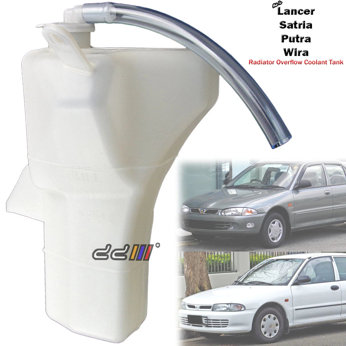 Radiator Overflow Bottle for Mitsubishi Lancer CC EVO 1-3 (1988-1994)