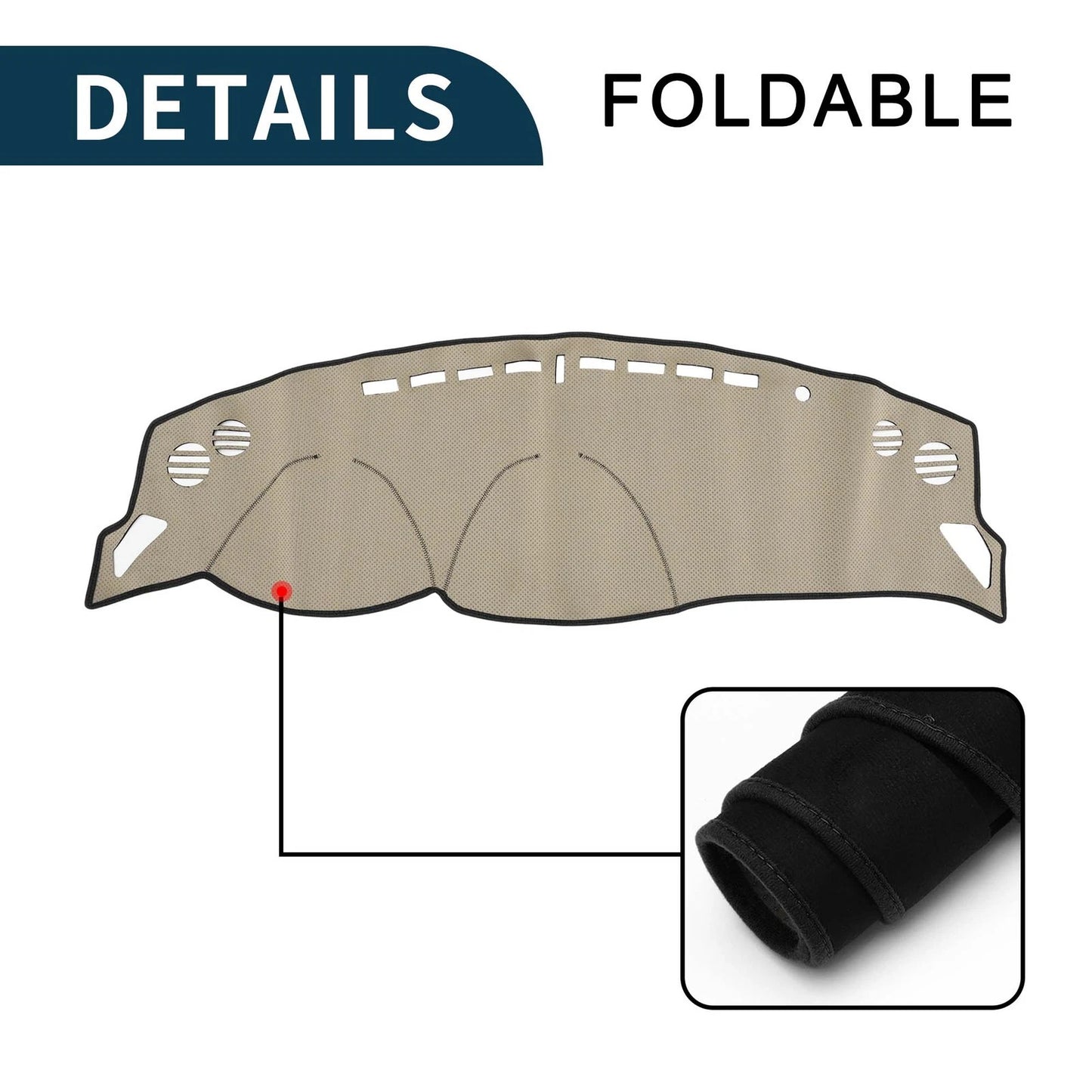 Dashboard Cover Mat for Toyota 86 2012 Sun Protector Pad Black