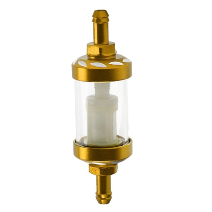 Inline Motorcycle Fuel Filter for Gas Petrol - Reusable