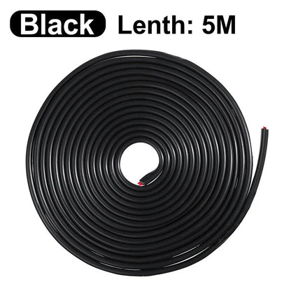 16ft Car Door Edge Guard Rubber Sealing Trim Strip for Universal Fit