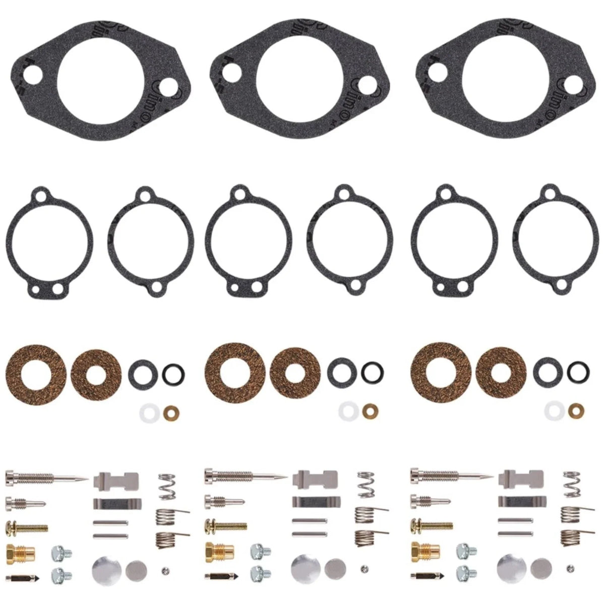 3Pcs Carburetor Rebuild Kit for Mercury 65-150HP Inlines