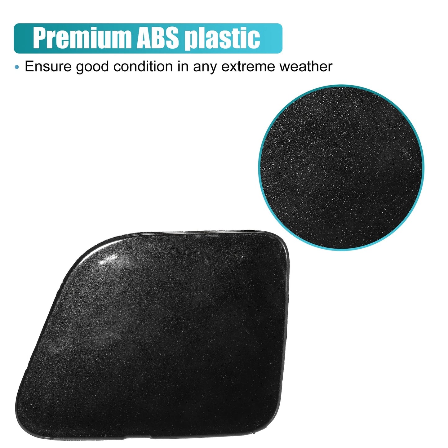 Pair Front Bumper Tow Hook Cover Trim for Toyota Prius V (2015–2017)