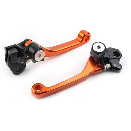 Orange CNC Aluminum Brake Clutch Levers for RMZ450 (2005-2022)