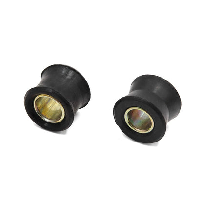 4 x 12mm Inner Dia Black Metal Rear Wheel Damper Bush Bushing for Motorcycle