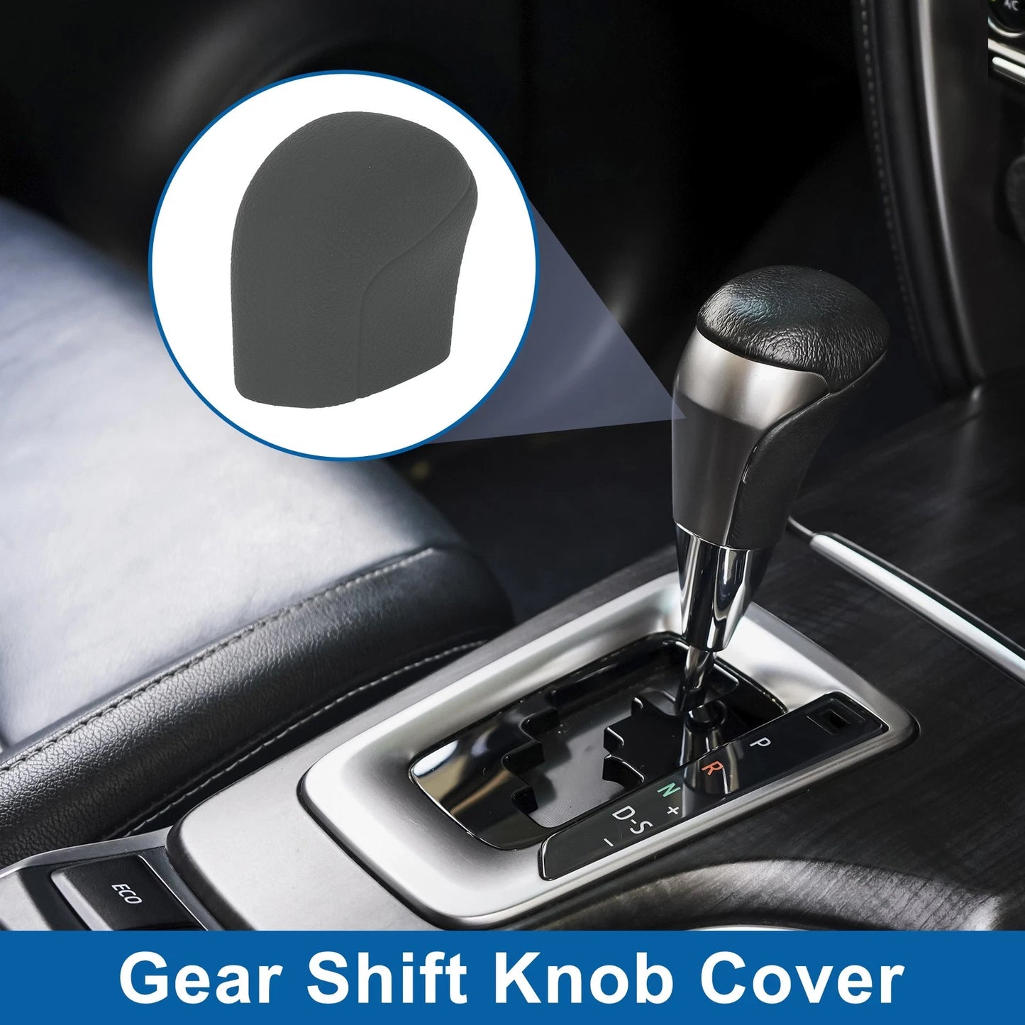 1 Pc Grey Silicone Gear Shift Knob Cover for Toyota Camry (2018-2024)