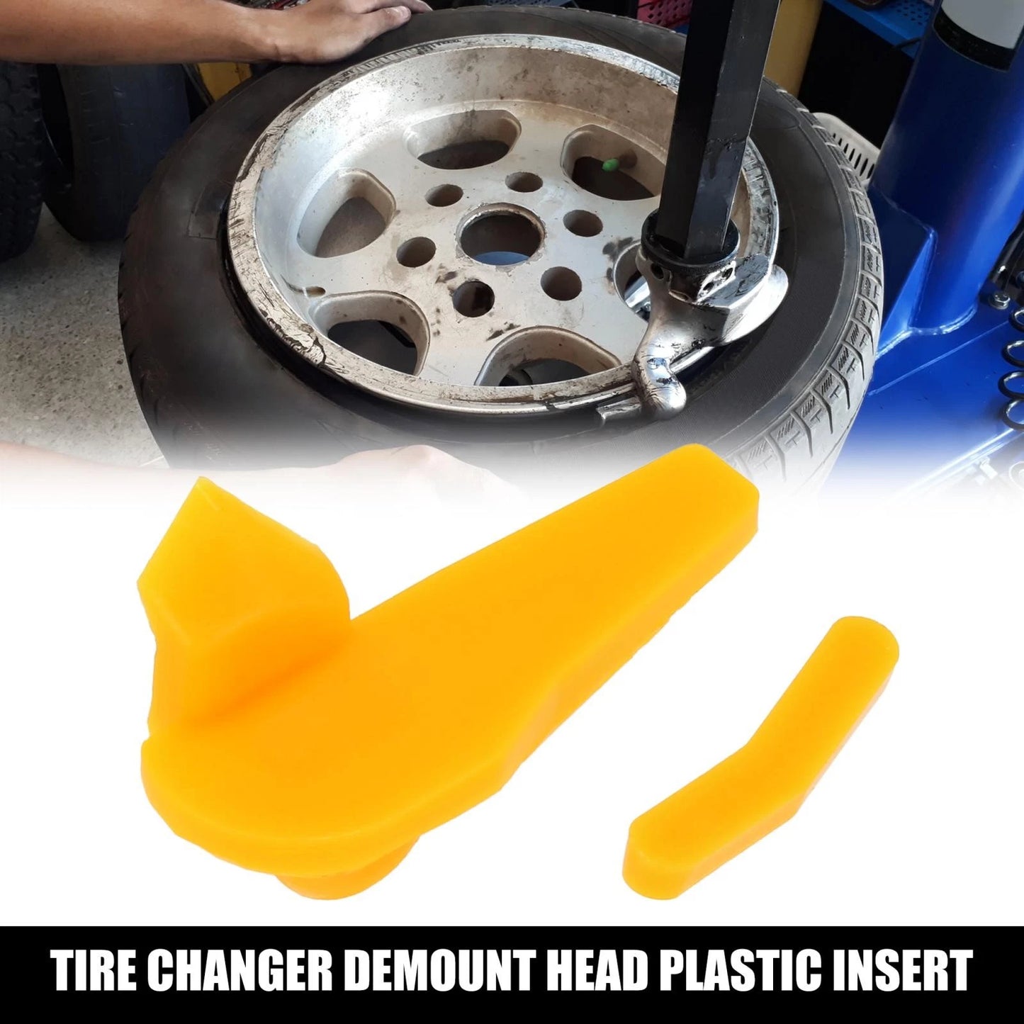 Demount Head Plastic Insert 2.28x0.87x1.02 in for Motorcycle