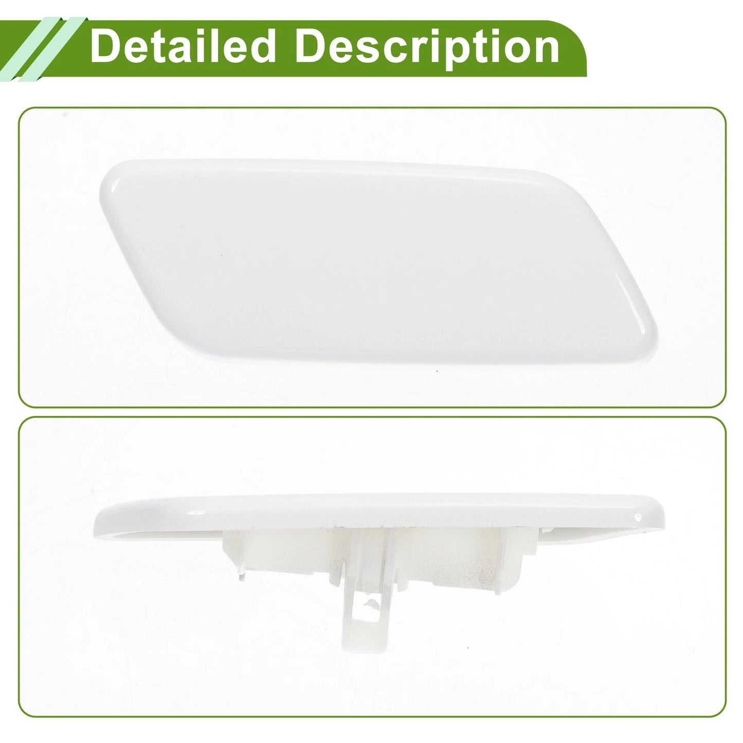 Front Right Washer Nozzle Cover for Toyota Prado (2012-2015) White