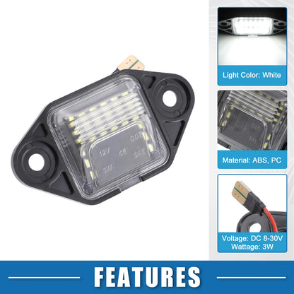 6500K White LED License Plate Light for Ford E-150 E-250 (2003-2014)