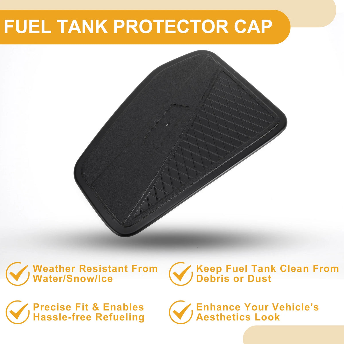 Fuel Tank Door Cap for Isuzu D-MAX 2023-2025 Matte Black Cover