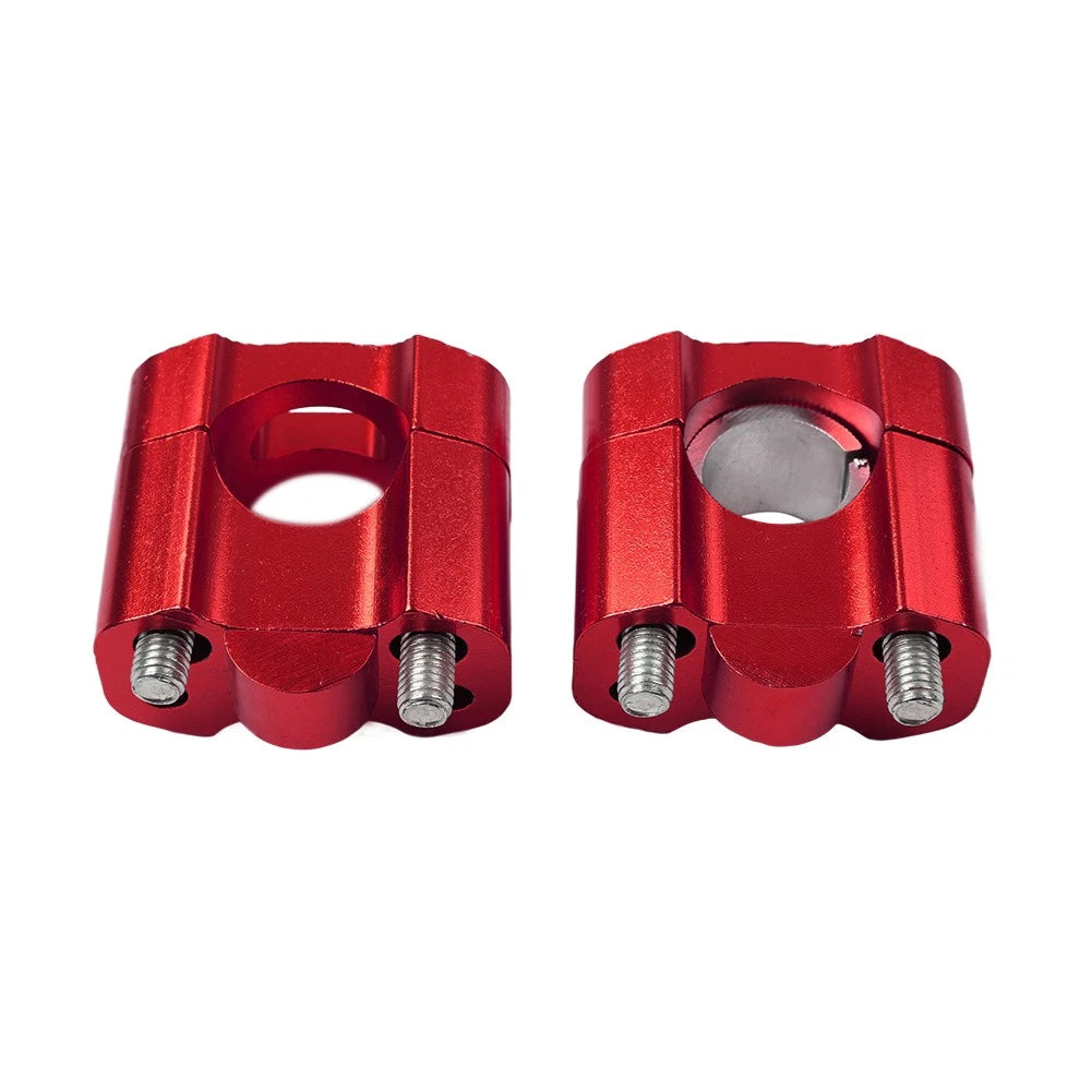Fat Bar Mount Clamps Risers Adaptor 7/8 to 1-1/8 for Dirt Pit Bike ATV