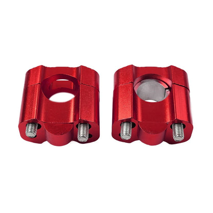Fat Bar Mount Clamps Risers Adaptor 7/8 to 1-1/8 for Dirt Pit Bike ATV