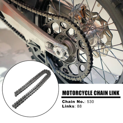 530 Chain 88 Link Non O-Ring for Motorcycle ATV Dirt Bike
