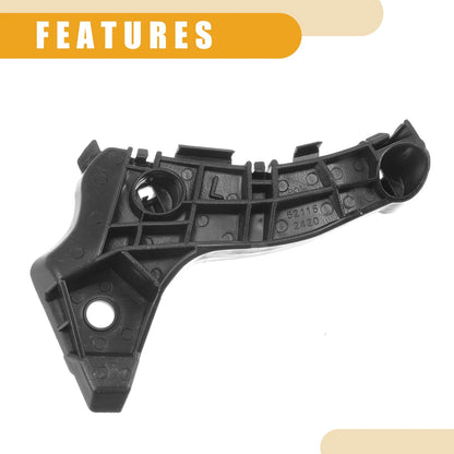 Front Bumper Support Bracket for Toyota Corolla (2004-2006) 1 Pc Black