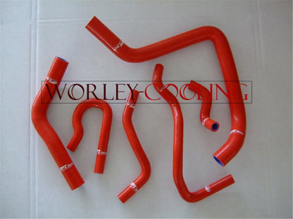 Silicone Radiator Heater Hose for Honda Civic SI EM1 (1999-2000) RED