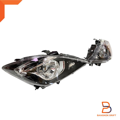 Sport Black Headlight Lamp Assembly Pair for Mazda BT-50 (2012-2019)