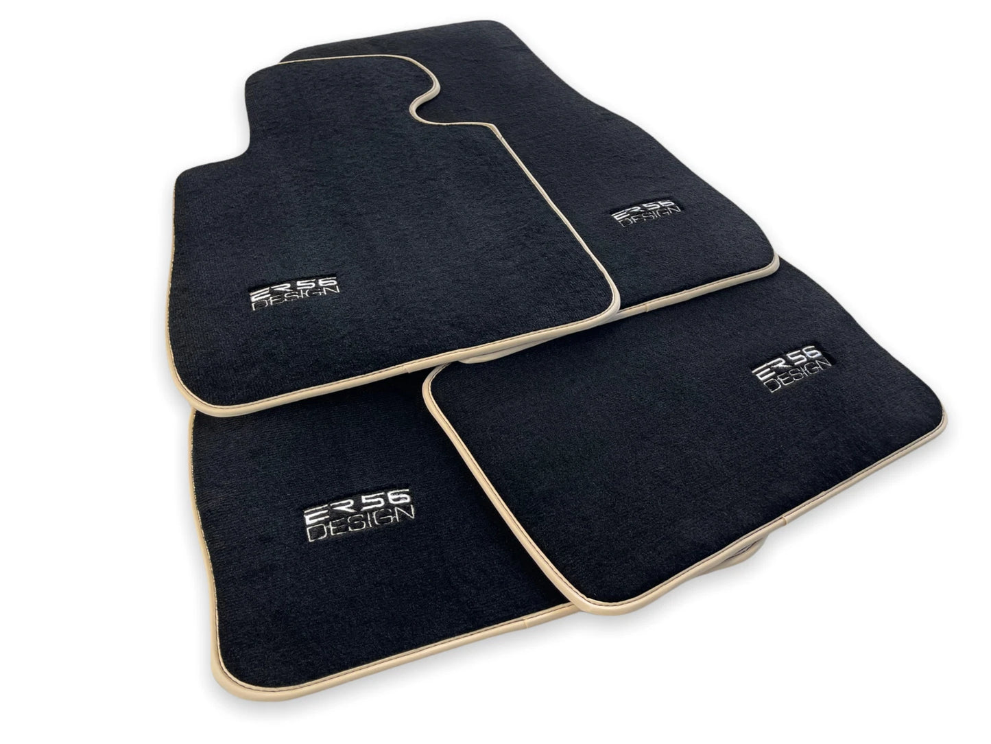 Premium Black Beige Floor Mats for BMW 5 Series E39 (1996-2003)