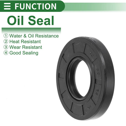 Oil Seal / 30x65x10mm / Seal Ring Rotary Shaft NBR Rubber 5 Pcs