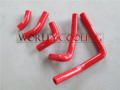 Aluminum Radiator + Red Hose for Honda CR250R (2005-2007)