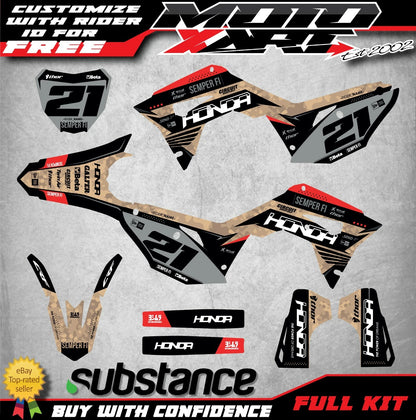 Full Custom Graphic Kit for Honda CRF 450 (2017-2020)