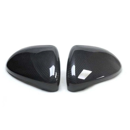 Real Carbon Wing Side Mirror Cover Caps Trim fit For Gof 7 MK7 2016-2018