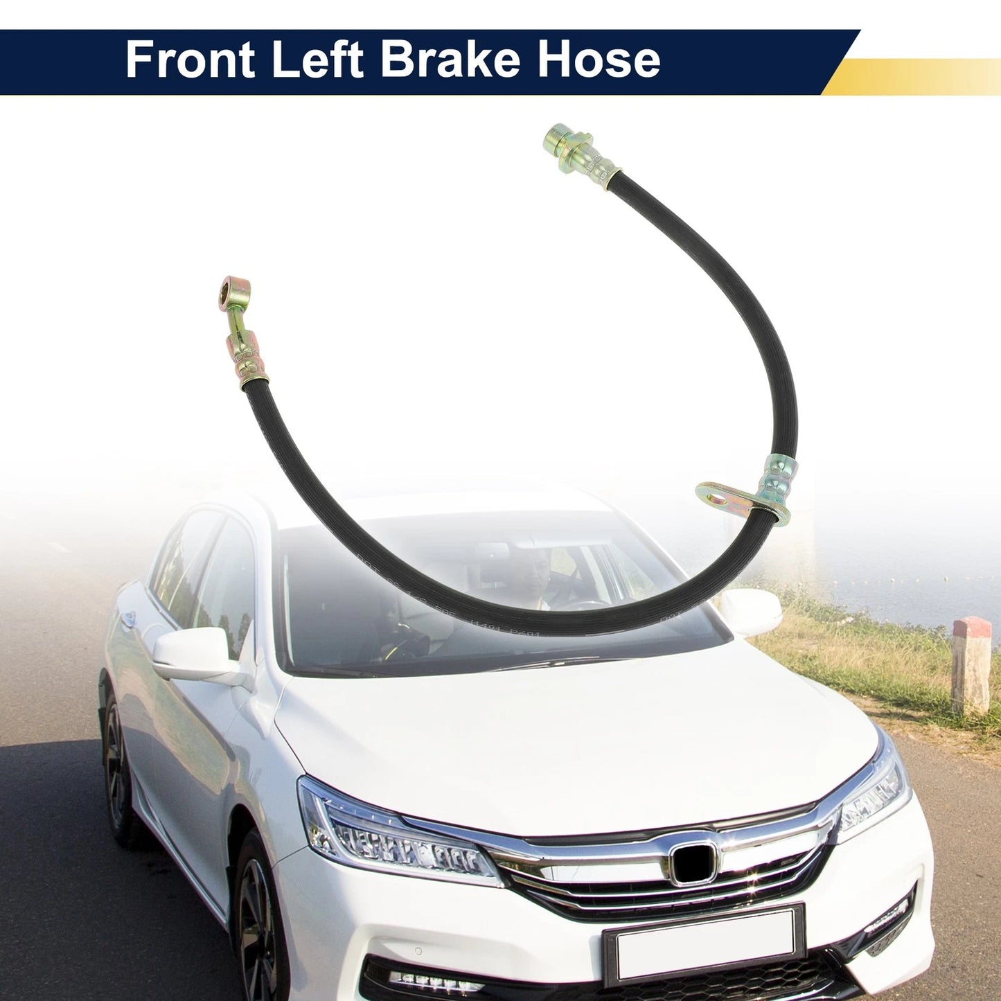 Front Left Brake Hose for Honda Accord (2013-2017)