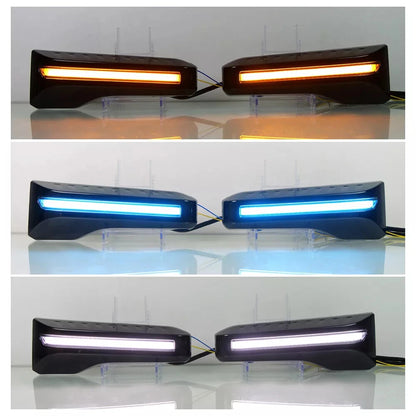 Front Fog Light Lamp Strip Trim 2 x For 2024+ Toyota Prado Land Cruiser LC250