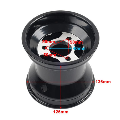 10 x 4.50-5 Aluminum Front Wheel Rim for GO Kart