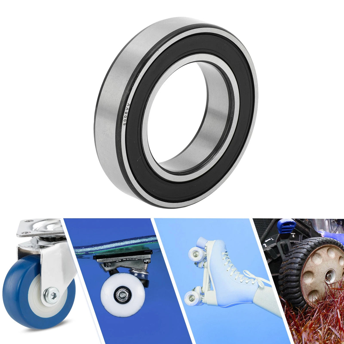 40x68x15mm Deep Groove Ball Bearings for Scooter Skateboard Wheel