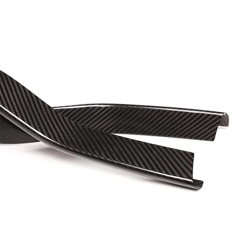 Real Carbon Fiber Rear Bumper Fog Lamp Trim for Ferrari 458 2011-2015