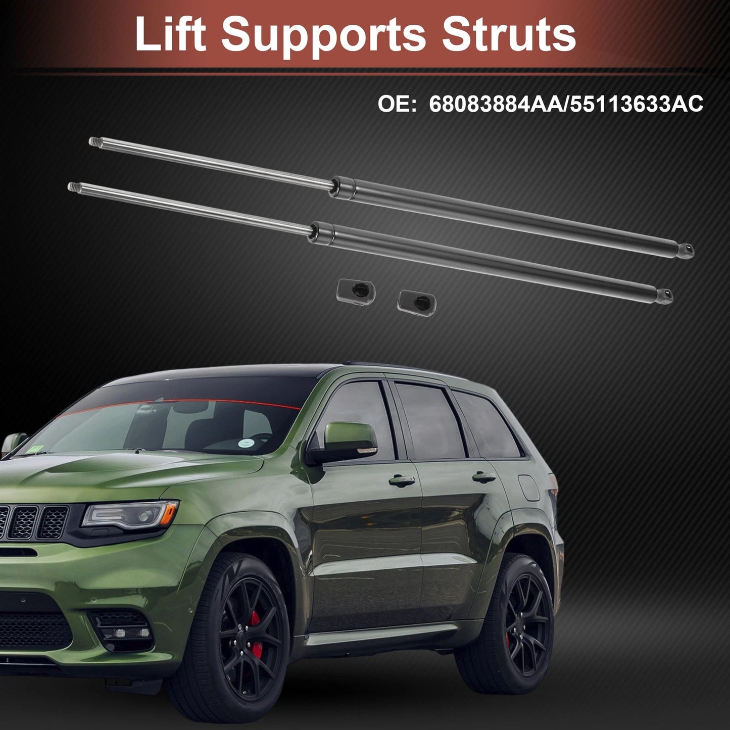 Rear Hatch Lift Supports for Jeep Grand Cherokee (2011-2017)