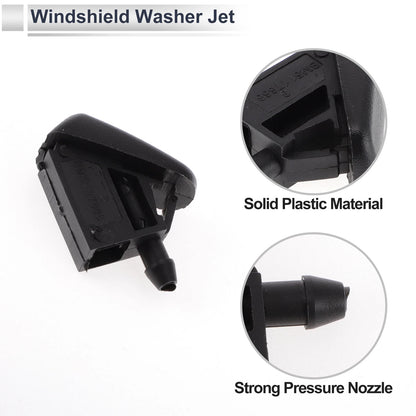 Windshield Washer Nozzle & 6 x Hose Connectors for Ford (2015-2023)