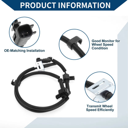 ABS Wheel Speed Sensor for Chevrolet Silverado (Rear Right)
