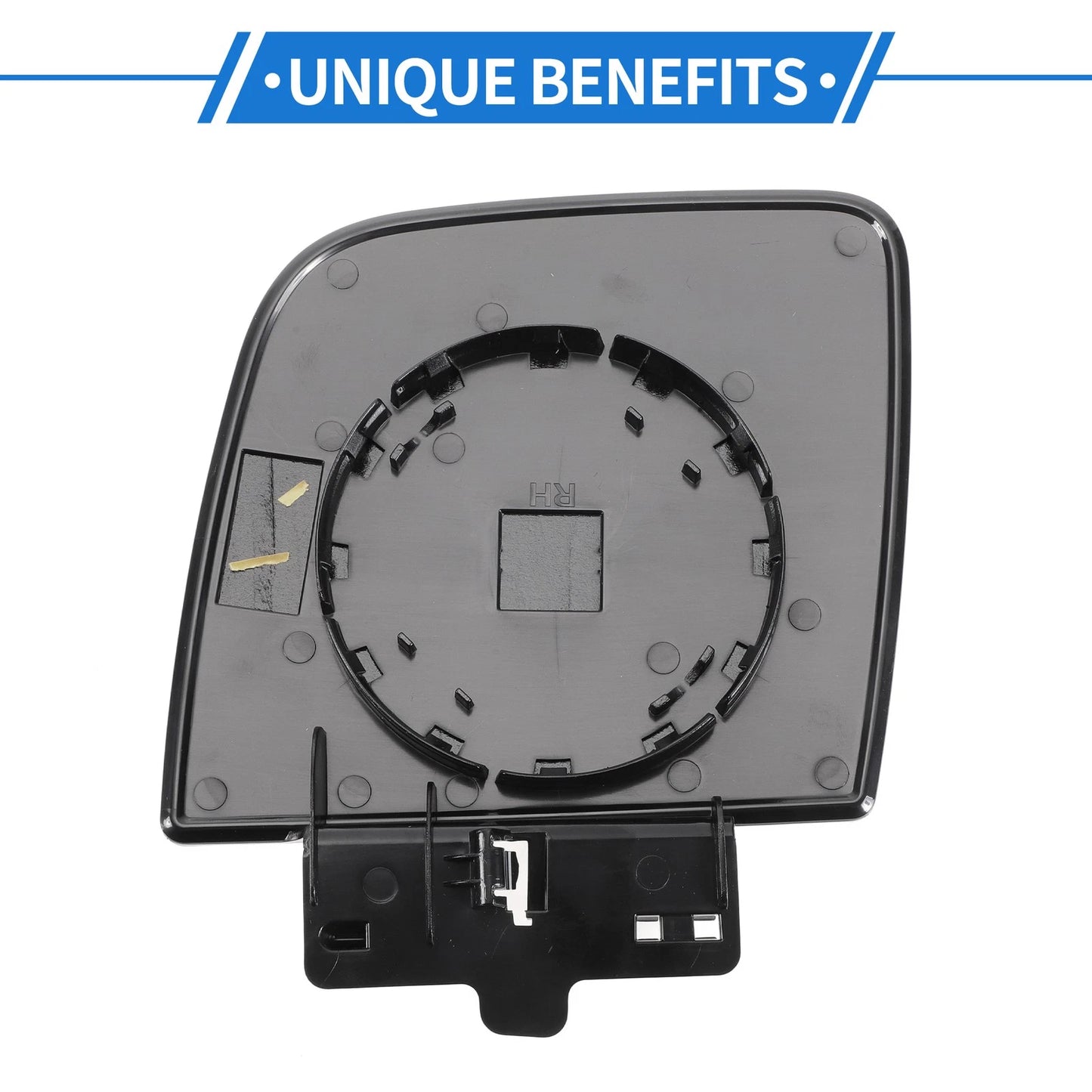 Right Passenger Side Mirror Glass for Ford