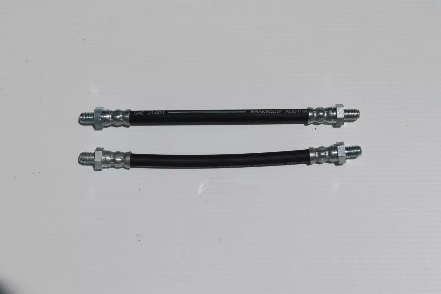 Front Brake Hose Set (2) for Mazda RX4, 929 Strut to Caliper