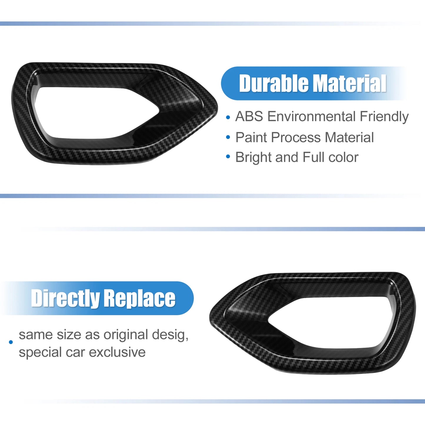 Exterior Front Bumper Center Grill Trim Cover for Dodge Charger R/T Scat Pack