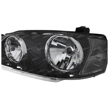 LH Headlight BLACK for Ford BA BF Falcon Fairmont (2002-2006)