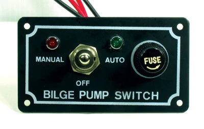 Bilge Pump Switch Panel LED Light 12V Marine Control for Boats