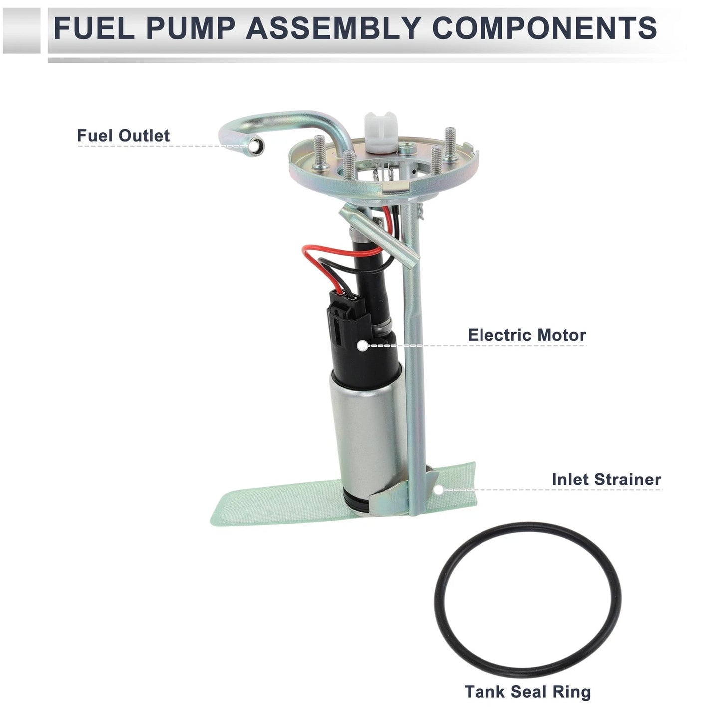 Fuel Pump Assembly 1.8L 2.5L 2.7L for BMW 318i 325 325i (1988-1993)