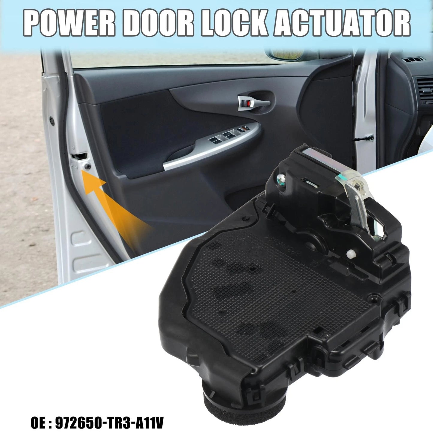 Power Door Lock Actuator Rear Left for Honda Civic MDX/RDX (2013-2019)