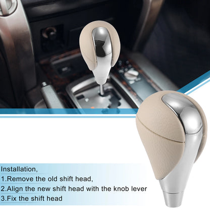 Beige Gear Shift Knob for Lexus Toyota