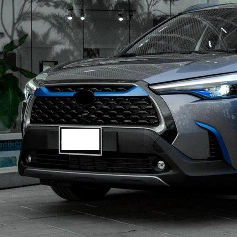 Front Center Mesh Grille Strip Trim for Toyota Corolla Cross (2020-2024)