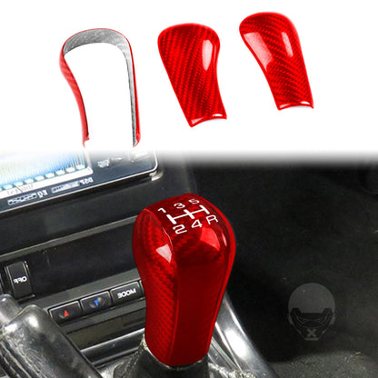 Gear Shift Knob Cover Trim Set for Nissan GTR R32/R33/R34 (1995-2002) 3x