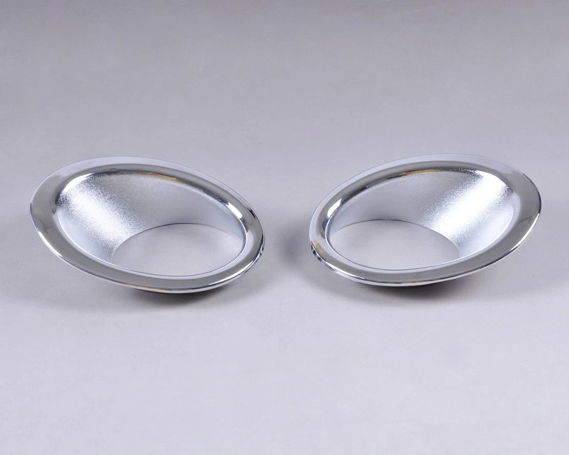 2 x Front Fog Light Covers for Nissan Qashqai (2012)