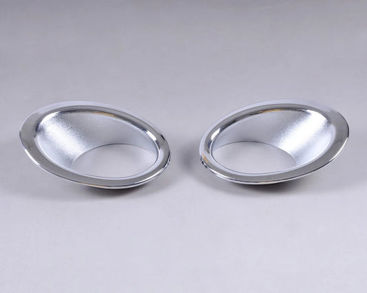 2 x Front Fog Light Covers for Nissan Qashqai (2012)